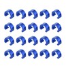 X AUTOHAUX 20pcs Bike Brake Cable Clip C Style Clamp