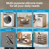 Washing Machine Drain Pan Silicone mat 27''x27'', Non-Slip Washer Drip