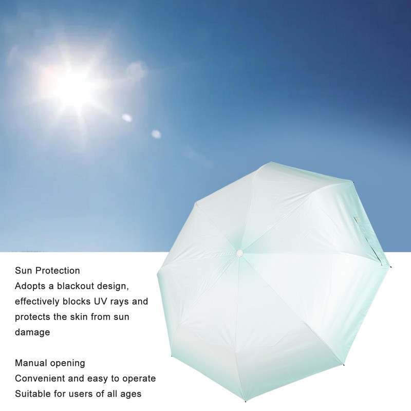Folding Umbrella UV Protection Sunshade 8 Bones Manual Opening Large