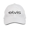 Makoroni - Elvis Hat Adjustable Cap, DesZ42 White