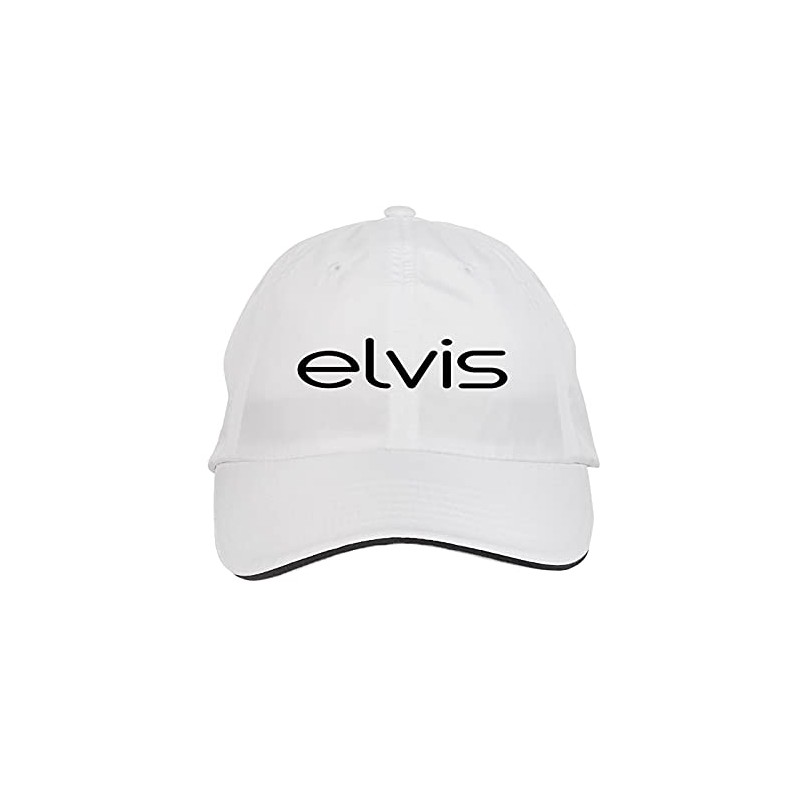 Makoroni - Elvis Hat Adjustable Cap, DesZ42 White