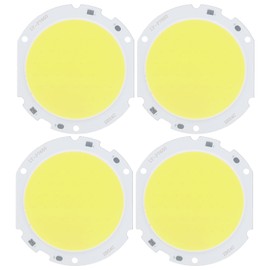 4PCS 75mm Round COB Lamp Bead High Power LED Chip 24W/72‑82V for DIY Lamp Indoor Light Source LightingWhite Light