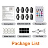 mechazhe 8-Pack Wireless LED Strobe Remote Lights | 8 Colors,