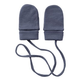 NAME IT Baby Boys' NBMWILLIT Wool Mittens WO/Thumb, Blau, One Size