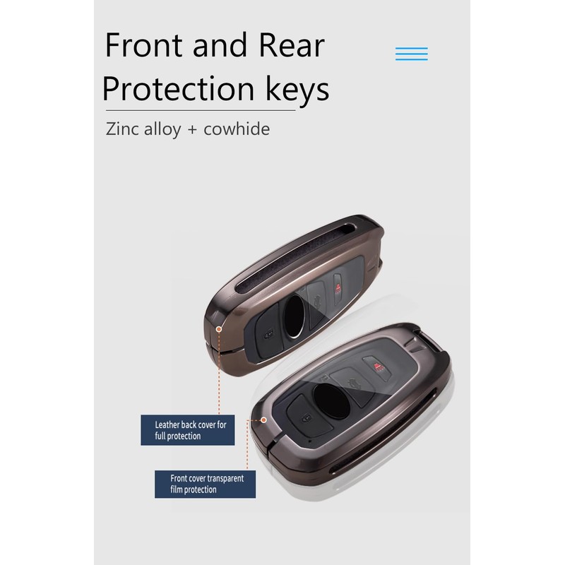 HIBEYO Key Fob Cover Compatible with Subaru Outback Ascent Forester