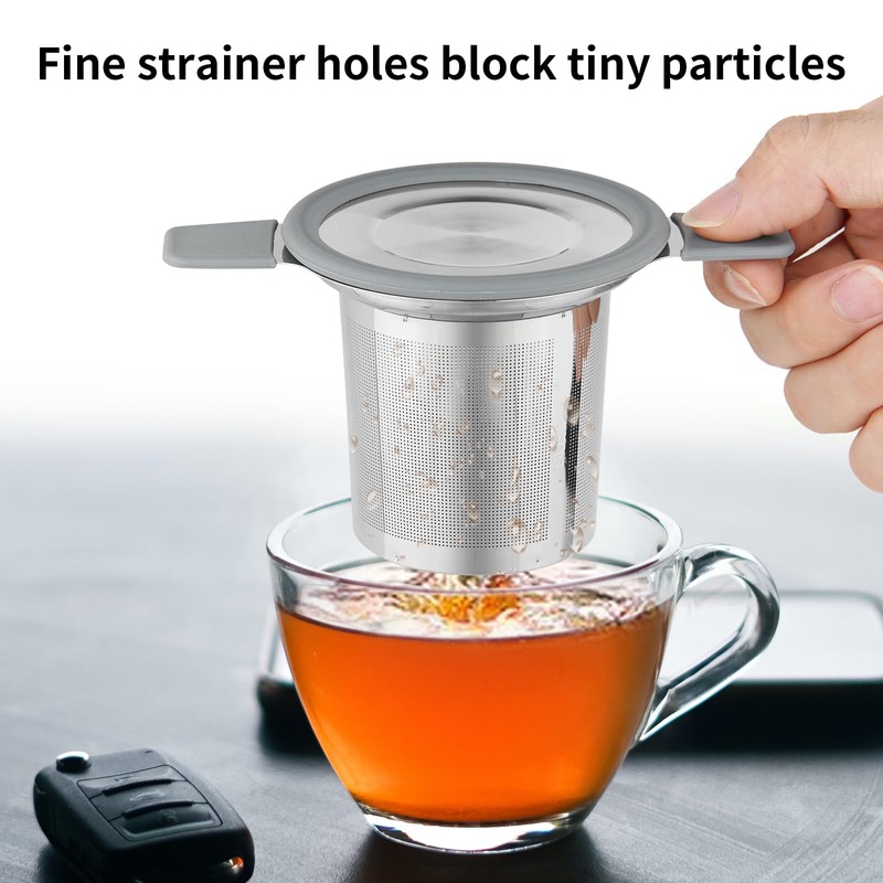 Ohtomber Tea Infuser Strainers, Stainless Steel Loose Leaf Tea Strainer
