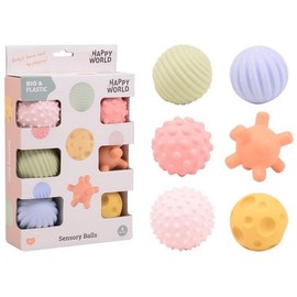 Educational Toy for Babies, 0-18 Months, Sensory and Bath Toys, Recyclable Material (Sensory Balls)