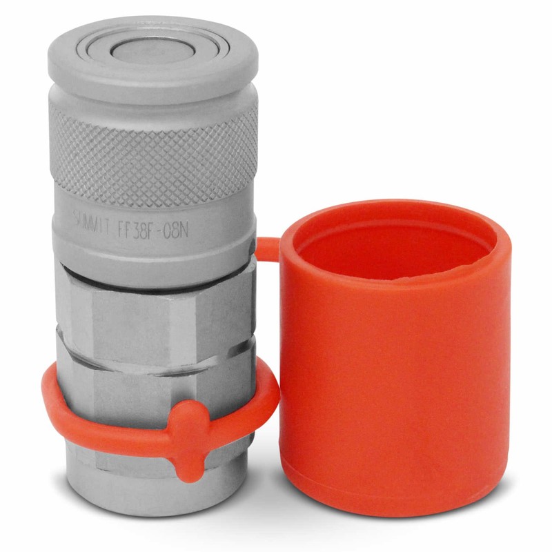 Summit Hydraulics 3/8" Flat Face Hydraulic Quick Connect Coupler Set