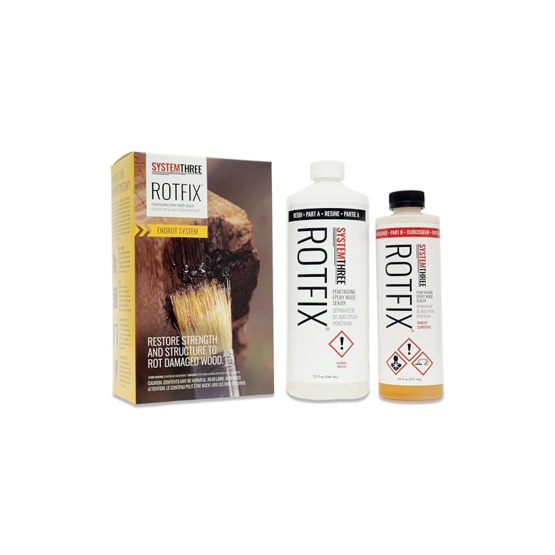 System Three RotFix Penetrating Epoxy Sealer, 1.5 Quarts