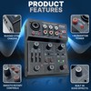 Pyle Pyle Professional Wireless DJ Audio Mixer- 3-Channel Bluetooth DJ
