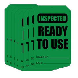 Ready to Use Inspection Tags 3.25×5.75 Inch Record Tags for Inventory Organization(50 Pcs)