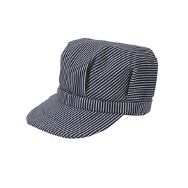 Broner Hickory Striped Railroad Cap. Size Medium