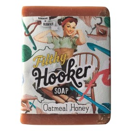 Filthy Hooker BAR SOAP Cinnamon Hawaiian Honey Oats Vanilla