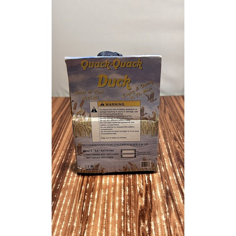 Quack Quack Duck Singing & Dancing Rubber Duck Sound And