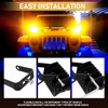 SLARY 4 Inch LED Work Lights LED Strobe Pods, Side