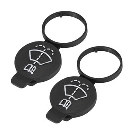 2 Pcs Windshield Wiper Washer Reservoir Fluid Tank Cap, Windscreen Washer Cap, Windshield Wiper Washer Fluid Reservoir Tank Bottle Cap, Fit for Most Car, Universal Vehicle Accessories