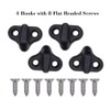Plastic Hooks for Bungee Cord,J Hooks,Lashing Hooks,Nylon Bungee Hooks,J Shape
