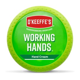 O'Keeffe's Working Hands 96 g Jar - Hand Cream for Extremely Dry, Cracked Hands | Instantly Increases Moisture Content, Forms a Protective Layer and Prevents Moisture Loss