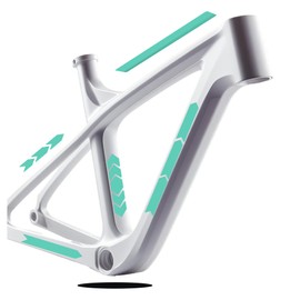 Set of 10 Bike Frame and Frame Stickers, Set of 10 Stickers for MTB BDC Universal Protection, Code B0188 (Mint 55)