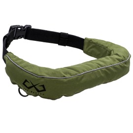 JES-BASARO B-Life-Jac-Mf-MN/AT Life Jacket, Manual Inflatable, Waist Fit, Draping Design, Fishing, Adults, Children, Men's, Women's, Sizes 27.6 - 55.1 inches (70 - 140 cm), Japanese Manufacturer