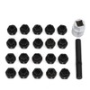 LYNICESHOP Car Wheel Lock, 22Pc Wheel Locking Key Anti-Theft Removal