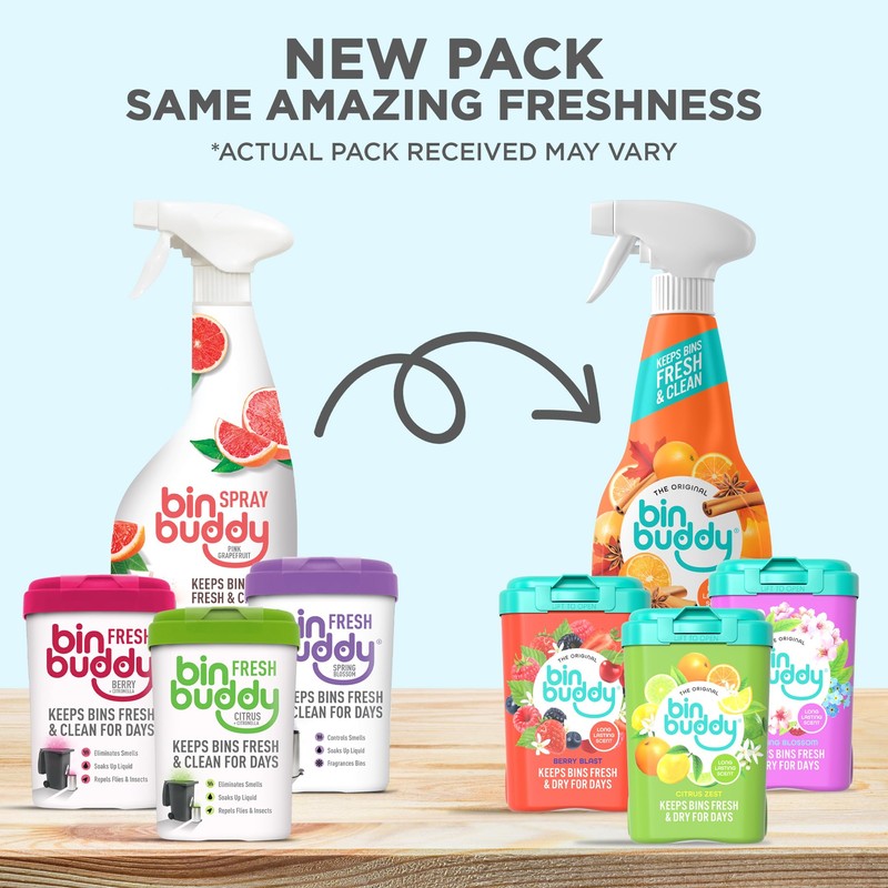 Bin Buddy Fresh Citrus + Citronella, 450g