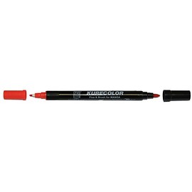 Zig Kurecolor Fine & Brush Dual Tip Marker for Manga Comic Art Illustration - Red 218