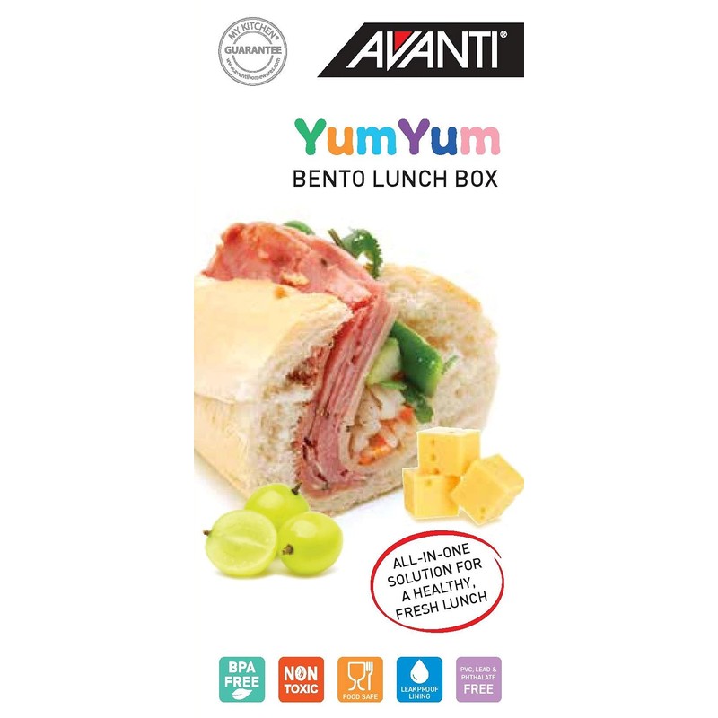 Avanti YumYum Bento/Lunch Box, Unicorn Dreaming