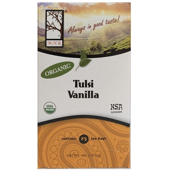 Always In Good Taste Organic Tulsi Tea Vanilla 25 Tea Bags
