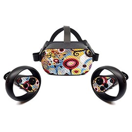 MightySkins Carbon Fiber Skin for Oculus Quest - Nature Dream | Protective, Durable Textured Carbon Fiber Finish | Easy to Apply, Remove, and Change Styles | Made in The USA (CF-OCQU-Nature Dream)