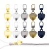 Pack of 10 zip pendants, zip replacement, zip zip, jacket,
