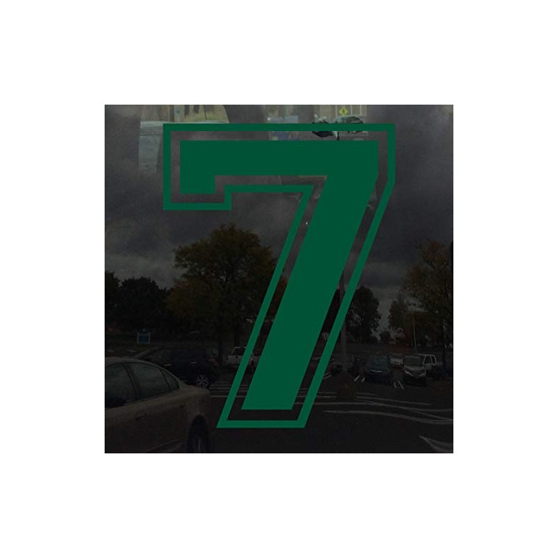 Applicable Pun Varsity Number 7 - Vinyl Decal - Forest