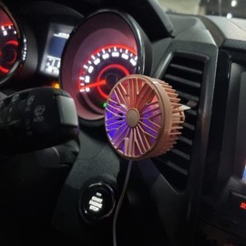 차량용 써큘레이터 송풍구 선풍기 자동차 usb 미니 led 선풍기 Car Circulator Air Vent Fan USB Mini LED Fan
