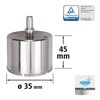 Wolfcraft 5926000 Diamond Ceramic Hole Saw accessory with 10 mm