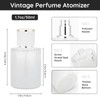Segbeauty 1.7oz Glass Refillable Perfume Bottle Travel Atomizer, 2pcs Travel