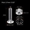 sourcing map M4 x 20mm Plastic Phillips Machine Screws with