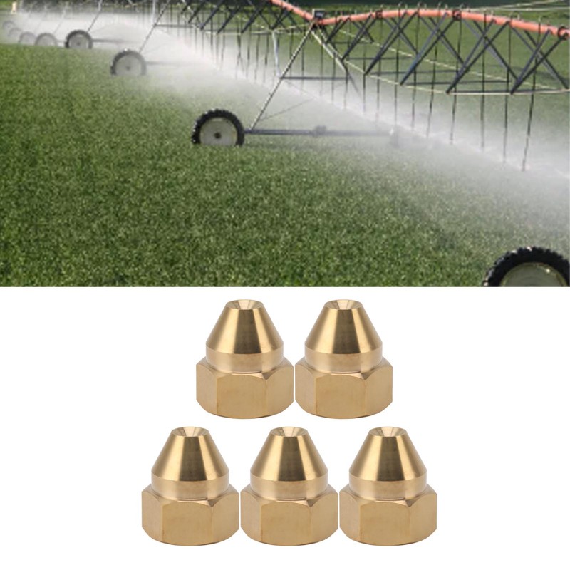 10PCS Misting Nozzle Brass Corrosion Pressure Resistant Fine Misting Water