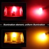 NTHREEAUTO Front Rear Fender Tips Mud Guards Covers w/LED Lights