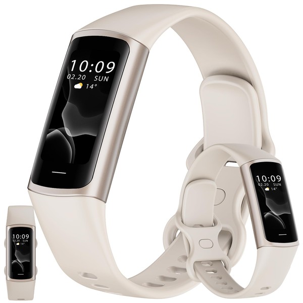 ZPIMY Smartwatch Women Men 1.1 Inch AMOLED 5ATM Waterproof Fitness
