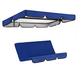 Outdoor Terrace 3 Seat Swing Seat Waterproof Cover Swing Top Cover