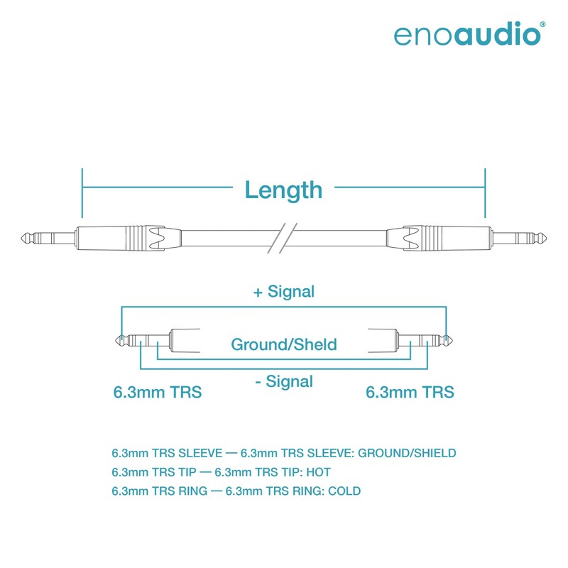 enoaudio Mogami 2534 Quad Professional Studio Cable Symmetrical Neutrik Gold