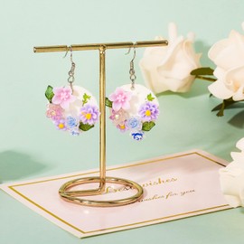 PandaHall 30g Luminous Flower Resin Cabochons Charms Purple No Hole Heart Butterfly Bowknot Dome Cabochons for Nail Art Decoration Scrapbooking Embellishment