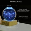 HeZhiNing Crystal Ball Night Light Creative Night Scene Astronomy 3D