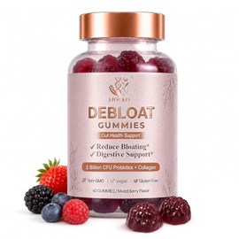 Probiotics for Women Gummies, Debloat Gummies with Prebiotic Fiber Supplement & Apple Cider Vinegar for Gut Health, Vitamin C & Biotin for Skin & Hair