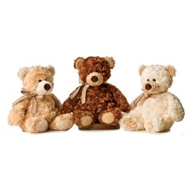 Aurora World Puddin' Bear: Peluche café (los Colores Pueden Variar)