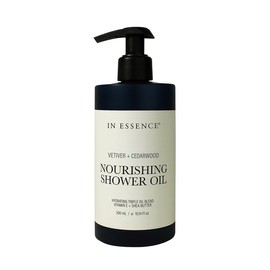In Essence Vetiver + Cedarwood Nourishing Shower Oil 300ml