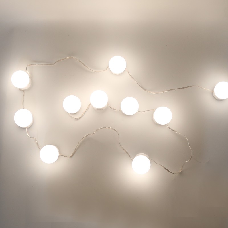 LED Mirror Lights Kit Stick on USB Dimmable Makeup Light