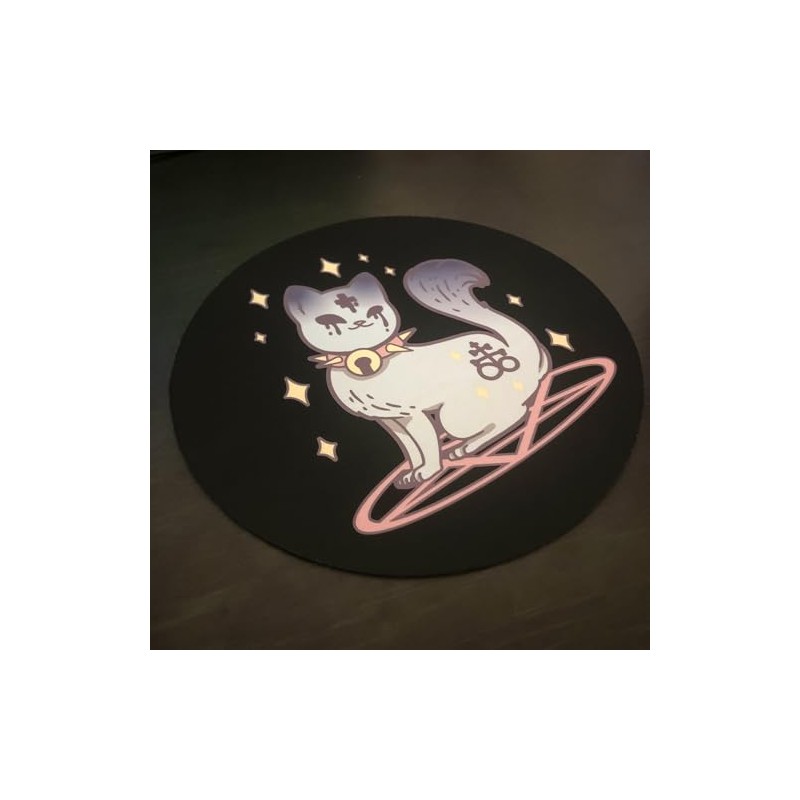 Spooky Kawaii Pastel Goth Mouse Pads - 3mm Thick, 20cm