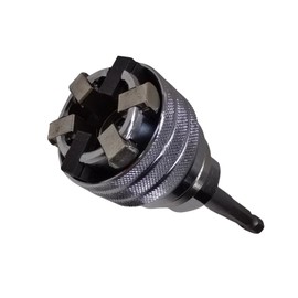 XIYHONG Adjustable Winch Adapter for Cordless Drill，Fits Flattened Rod Drive Shafts of Various Sizes，3/8" Drive or 1/4" Hex Shank Drive