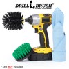 Tile and Grout Drill Brush Cordless Bathroom Power Scrubber Kit